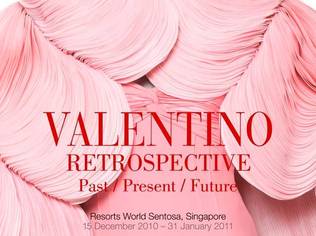 An ensemble of 100 Valentino dresses will be showcased at Resorts World Sentosa