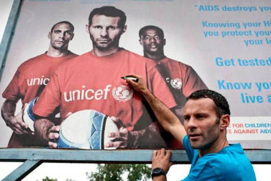 UNICEF ambassador Ryan Giggs "I’m so pleased that we are working with UNICEF to help put it right"