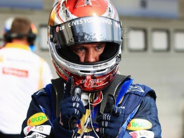 Red Bull driver Sebastian Vettel has secured the pole position for the Hungarian Grand Prix