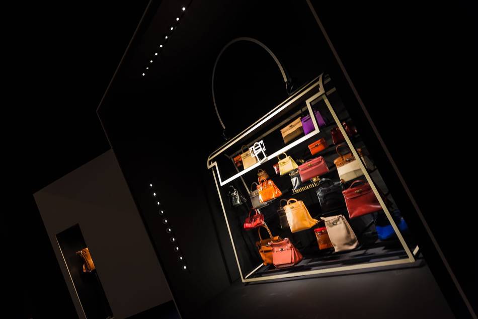 The exhibition at the ArtScience Museum is a poetic journey exploring Hermès' love of leather, presenting items from its past as well as some of its latest creations