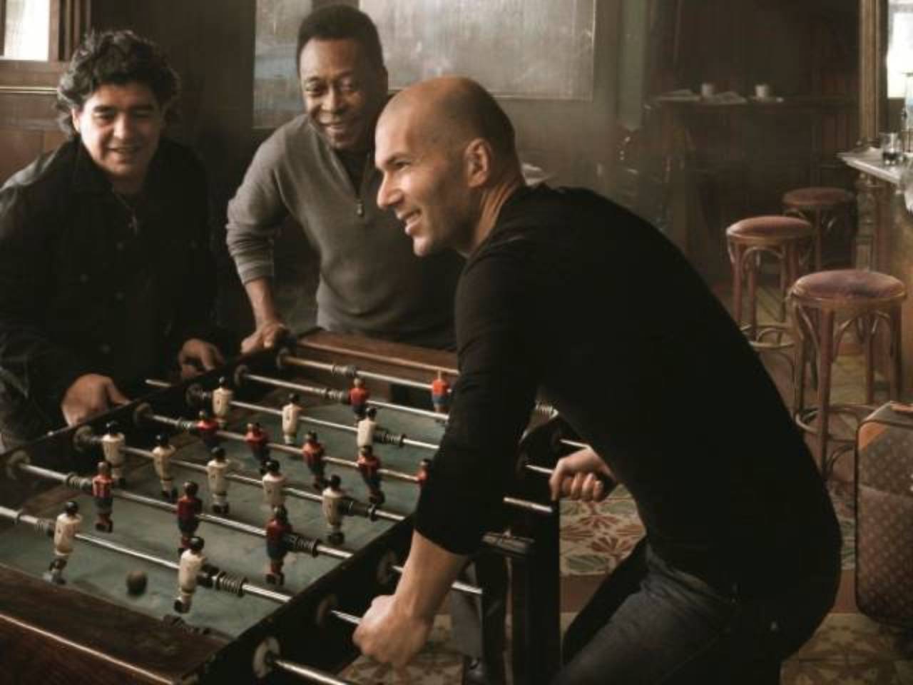 Pelé, Diego Maradona and Zidédine Zidane for Louis Vuitton, 2010 📸:  @annieleibovitz #worldcup @louisvuitton