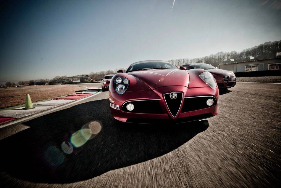 To complete the experience, drivers are exposed to a wide variety of Alfa Romeo's to choose from