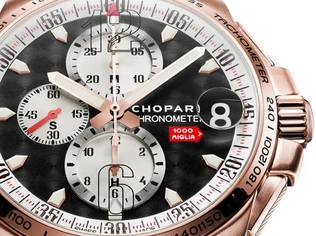 An iconic sports watch since 1988 when Choaprd began its partnership with the legendary Mille Miglia