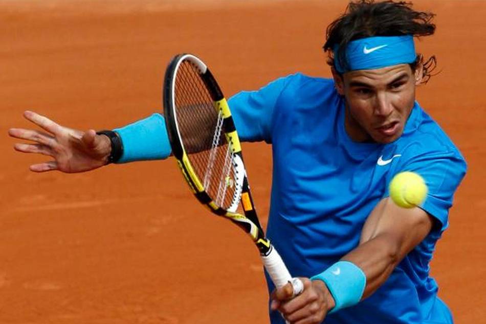 Rafael Nadal is playing in the French Open final in 2011 wearing the RM 027