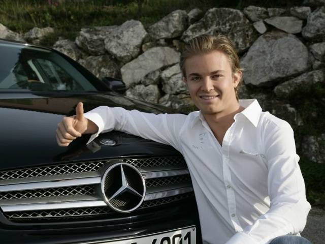 German driver Nico Rosberg has been announced as the first pilot for Mercedes Grand Prix