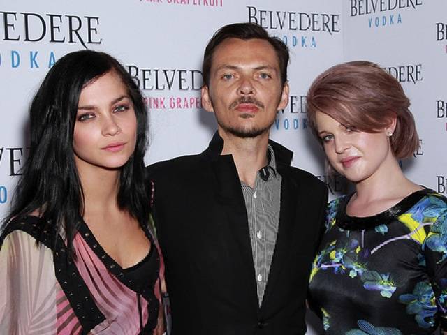 Leigh Lezark, Matthew Williamson, Kelly Osbourne at Belvedere's Pink Grapefruit launch