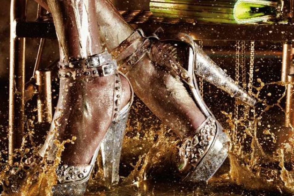 Jimmy Choo celebrates its 15th anniversary with a range of crystal shoes