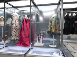 More than 70 costumes and items of clothing sit alongside some forty haute couture coats and dresses designed by Cristóbal Balenciaga between 1937 and 1968