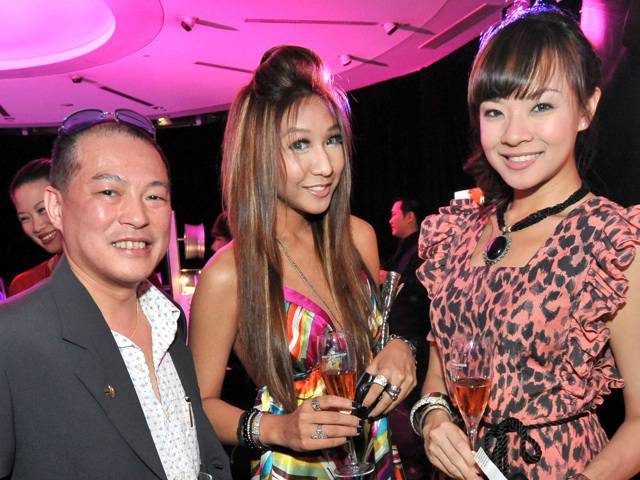 Attended by the beautiful and glamorous, partying with their favorite champagne, Moët & Chandon