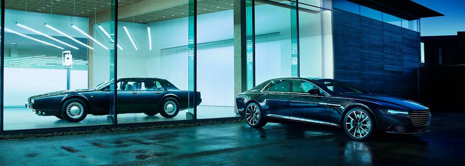 The British marque's new car draws inspiration from the William Towns-designed Lagonda of 1976 and offered exclusively in the Middle East, as a result of specific market demand