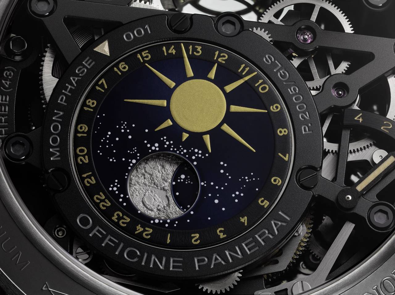 Officine Panerai L Astronomo Luminor 1950 Tourbillon Moon Phases