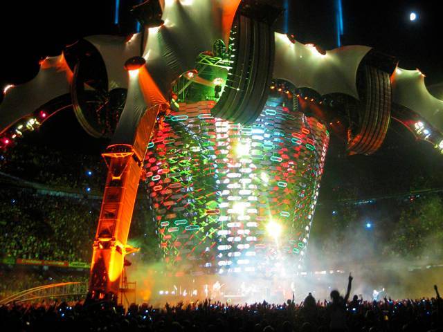 U2360 At The Rose Bowl will be released on DVD on 6/3, coinciding with the band's first U.S. show