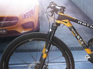 Developed for the toughest off-road conditions and specifically for sporting competitions, with design consultation from the AMG ROTWILD MTB racing team