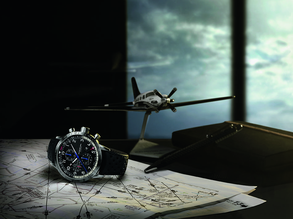 The Swiss watchmaker pays tribute to its founder's deep passion for aviation with its first-ever pilot watch