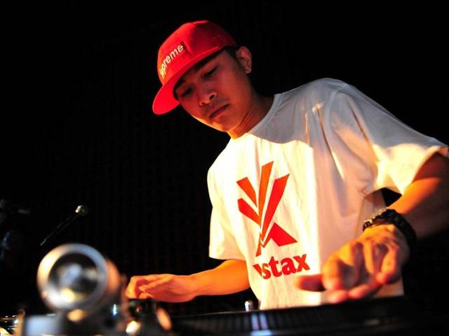 Holding fort behind the DJ console are Singapore’s very own DJ KoFlow