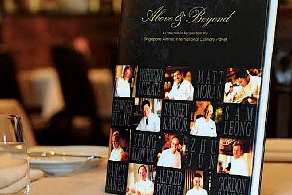 Singapore Airlines is proud to present its very own cookbook, Above and Beyond