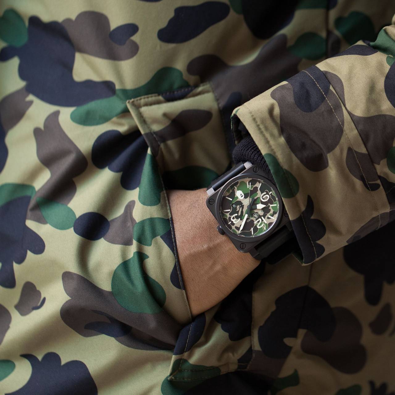 Bell and ross outlet x bape price