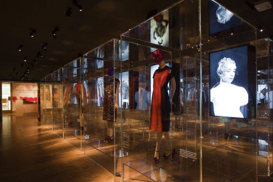 An exhibition which explores the striking affinities between Elsa Schiaparelli and Miuccia Prada – two Italian designers from different eras