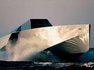 High performance superyacht integrating technology with design