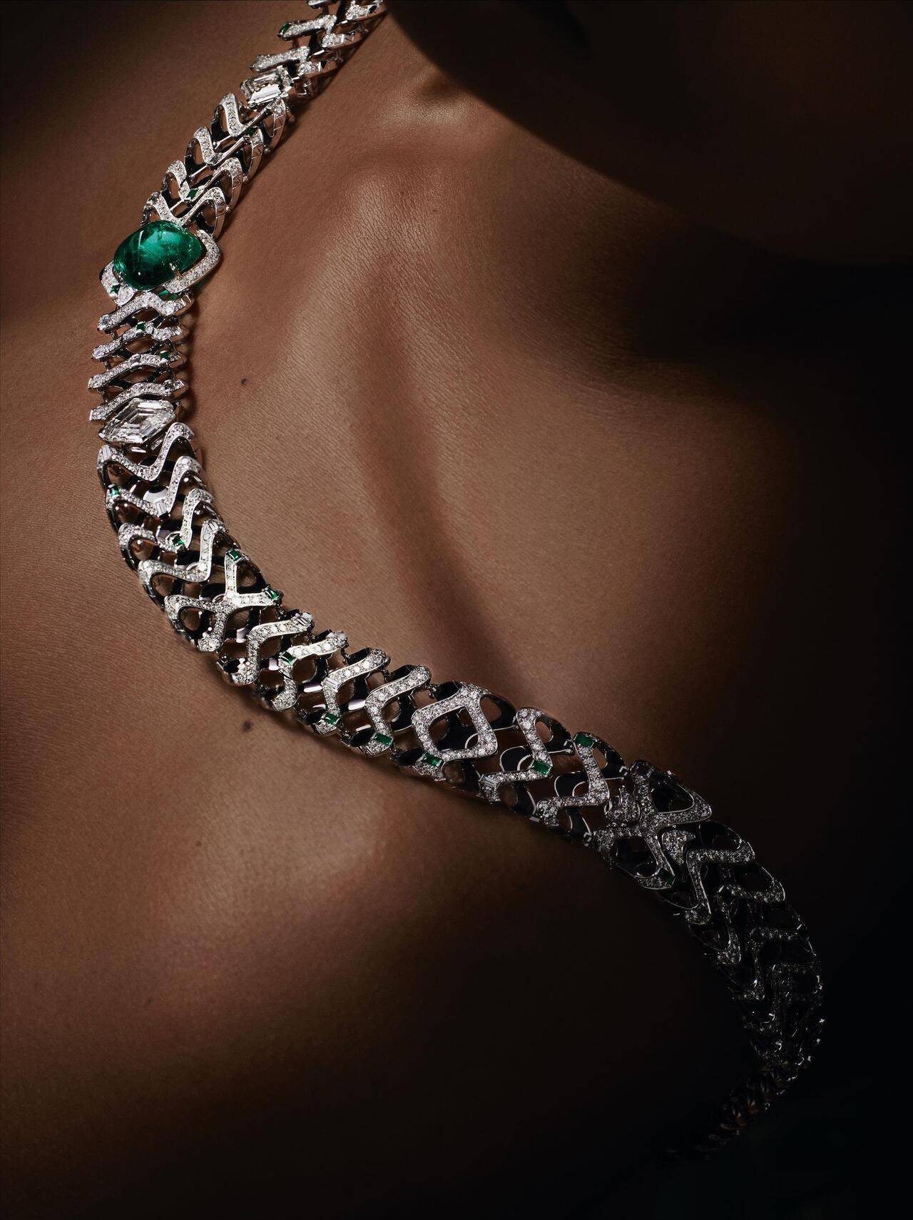 Cartier hotsell snake necklace