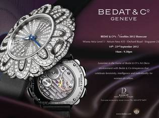 BEDAT & Co will be exhibiting their signature collections and Novelties 2012 collection inspired by the Art Deco movement 