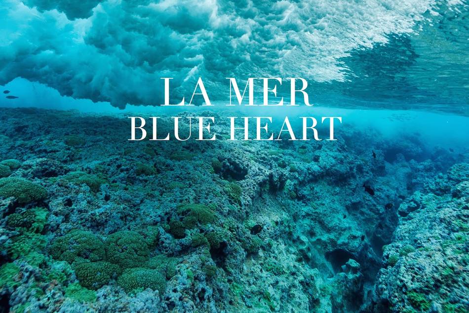 The skincare label's year-round philanthropic mission, Blue Heart, works to raise awareness of the need to protect and explore the ocean