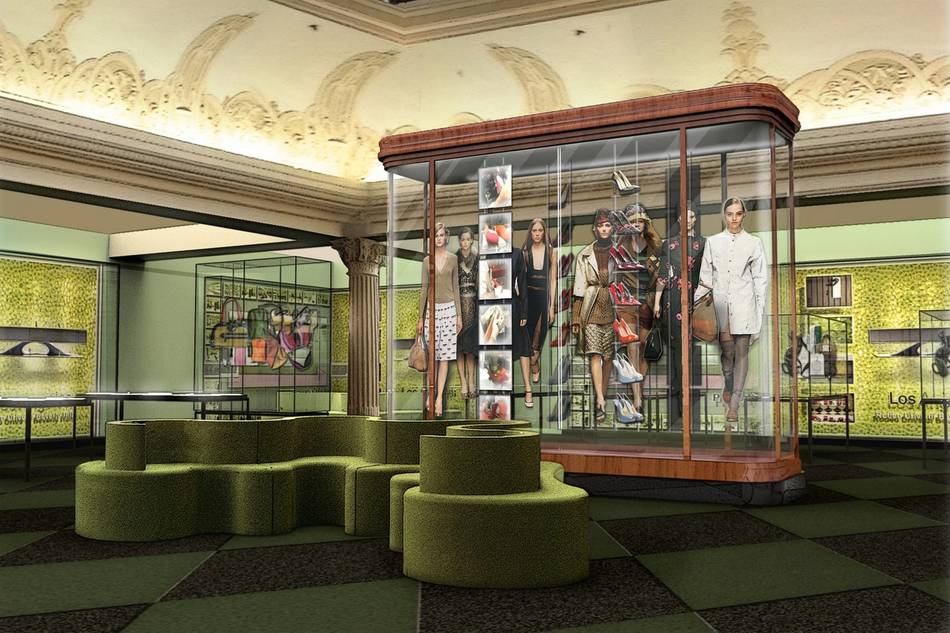 Harrods and Prada collaborate on a month-long exhibition that runs throughout May and explores the obsessions of designer Miuccia Prada