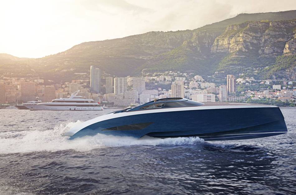 The makers of the world's fastest production super sports car and the world's largest motor yacht builder come together to produce three models from 42ft to 88ft