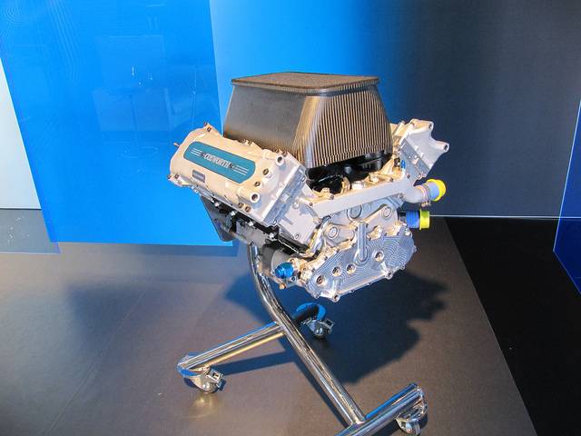 The engine is a 3.5L Cosworth GPV8 that has been detuned to produce 650 bhp | Credit: <a href="http://www.flickr.com/photos/rnair/">flickr/rnair</a>