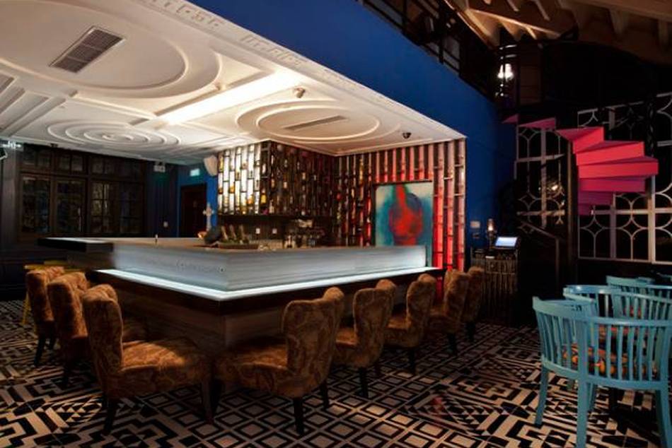 Yucca Lounge in Shanghai, China is a cocktail lounge with modern Mexican feel