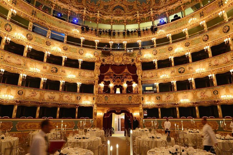 Distinguished guests from all around the world attended a celebratory gala dinner held at The Teatro La Fenice in Venice