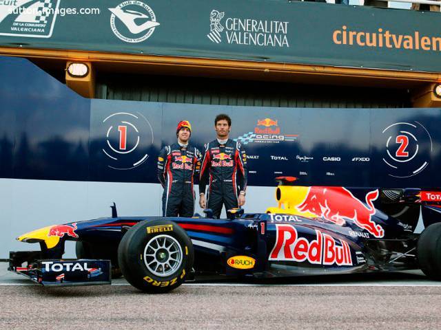 Red Bull Racing unveiled their Renault-powered RB7 at Valencia on Tuesday