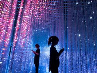 The ArtScience Museum at Marina Bay Sands is now home to Singapore's largest digital playground with installations that dynamically evolve through human presence and participation