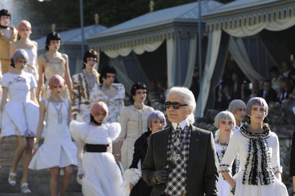 After showcasing the French luxury label's cruise collections in Venice and Miami, Karl Lagerfeld ta