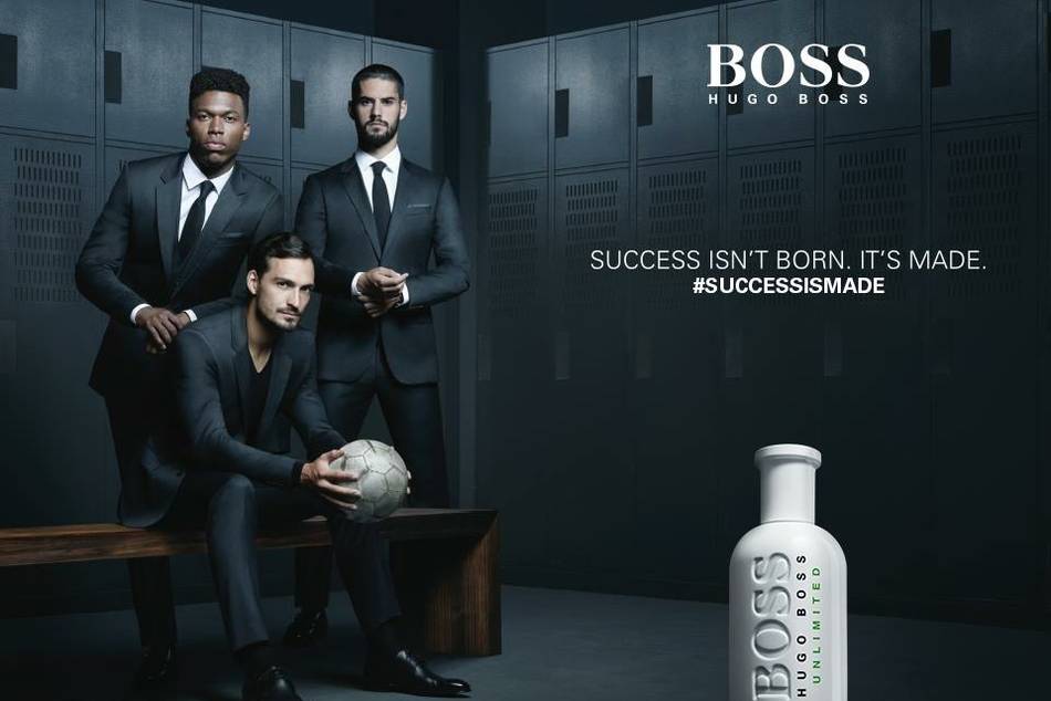 Six of the world's best football players including Daniel Sturridge, Mats Hummels, Isco and James Rodriguez personify the BOSS man's inimitable drive and ambition to define his own achievements