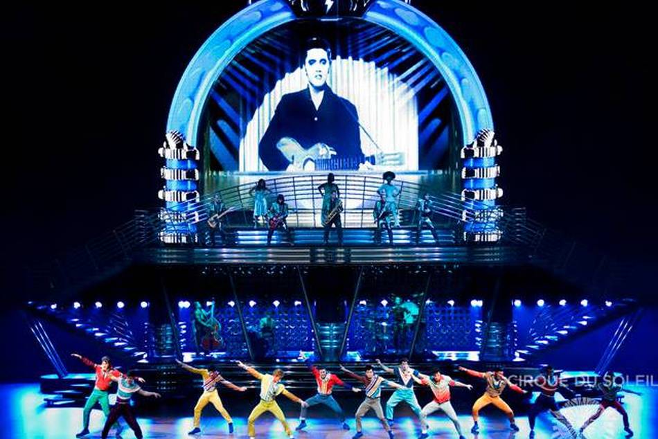 Viva ELVIS™ plays tribute to Elvis’ music and life. Photo Credit: Cirque du Soleil