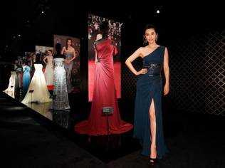 Chinese actress Li Bing Bing cut the ribbon to welcome some of the city's chicest guests at the opening of Gucci's flasghip store at Taipei 101