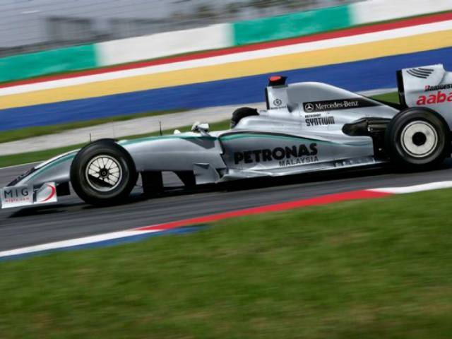 New livery for the Mercedes GP Petronas F1 team