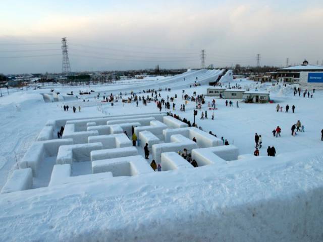 The Sapporo Snow Festival is one of Japan's largest winter events