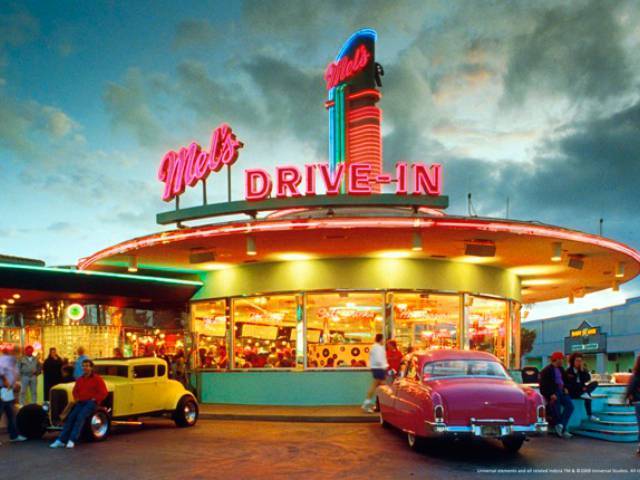 Mel's Drive-in in the Universal Studios Singapore