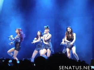 The Wonder Girls wowed the audience on Friday night at Marina Bay Sands